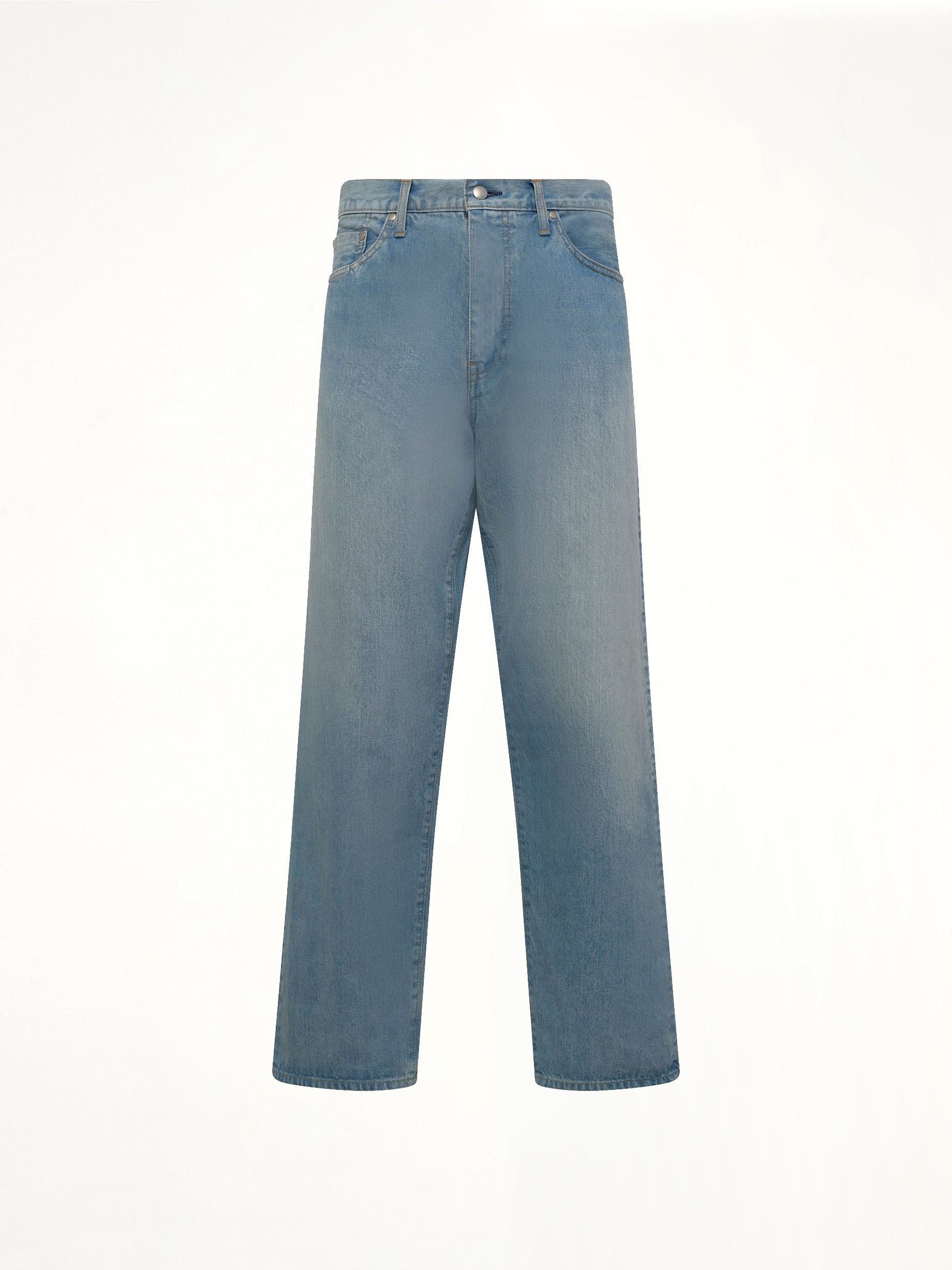 VOWELS Baggy Fit Denim in Lotta Side View from MARAIS