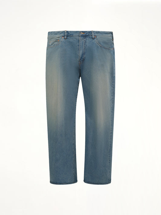 Floating Waist Denim Pants in Indigo