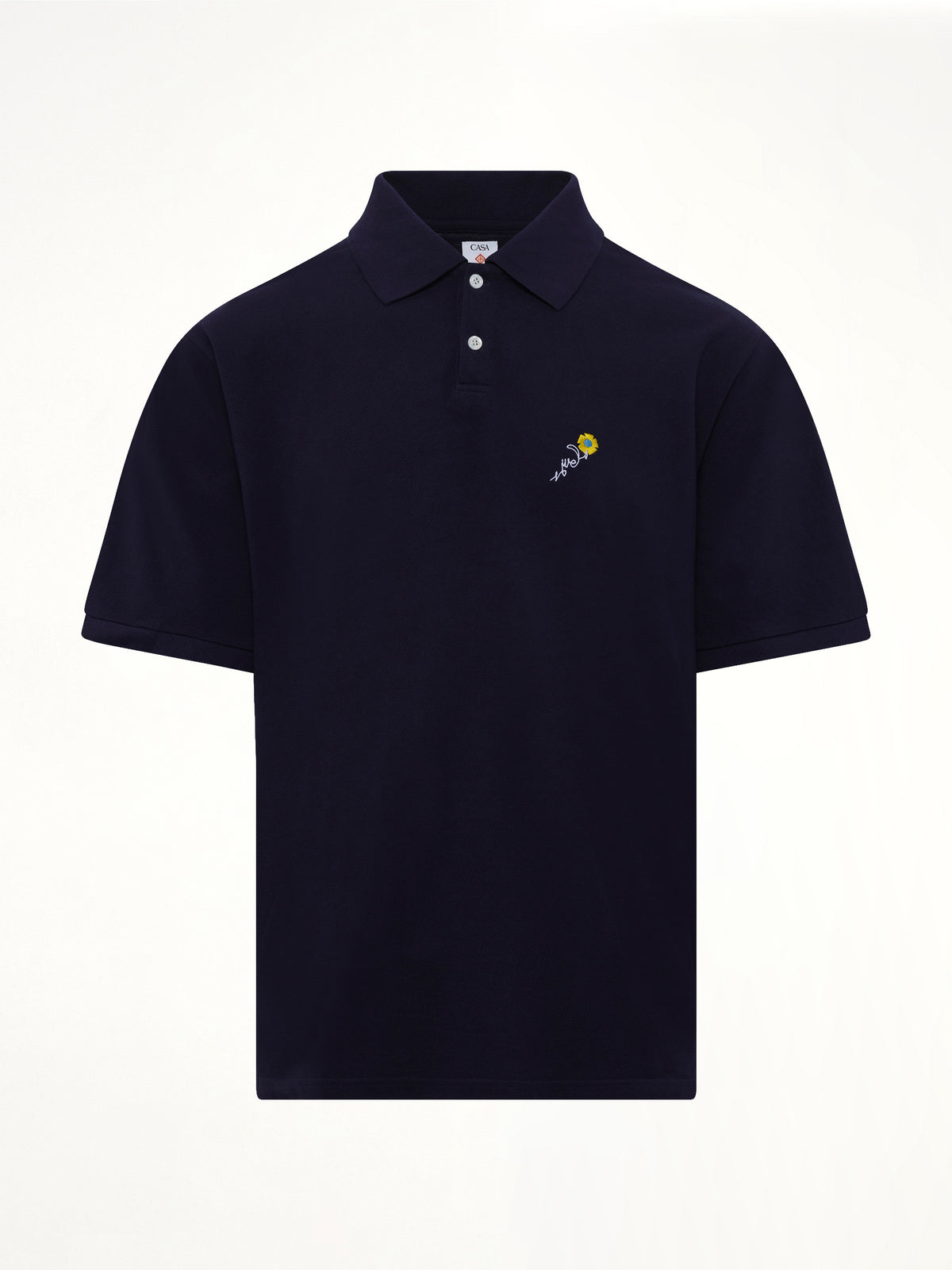 S/S Pique Polo in Navy