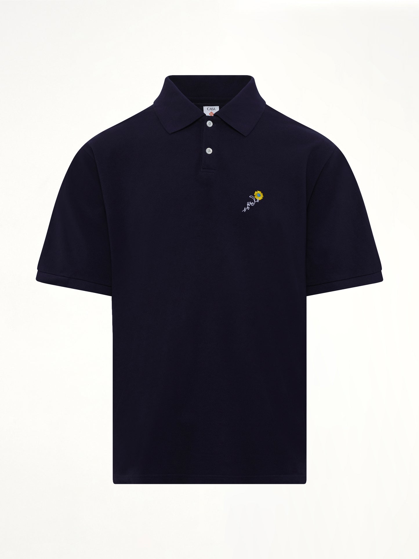 S/S Pique Polo in Navy