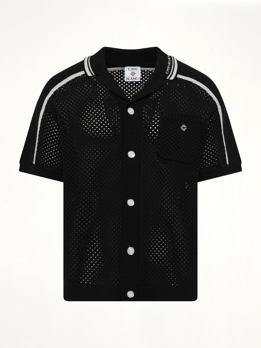 Casablanca Mesh Shirt in Black