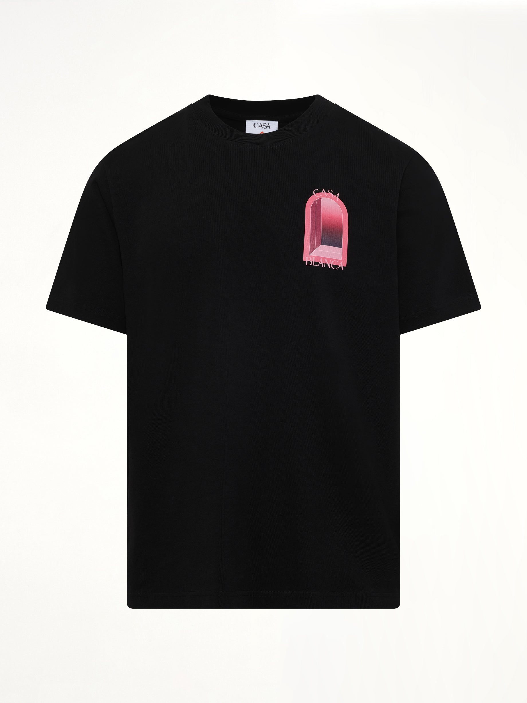 CASABLANCA Arches Classic T-Shirt in Black Product Photo from MARAIS