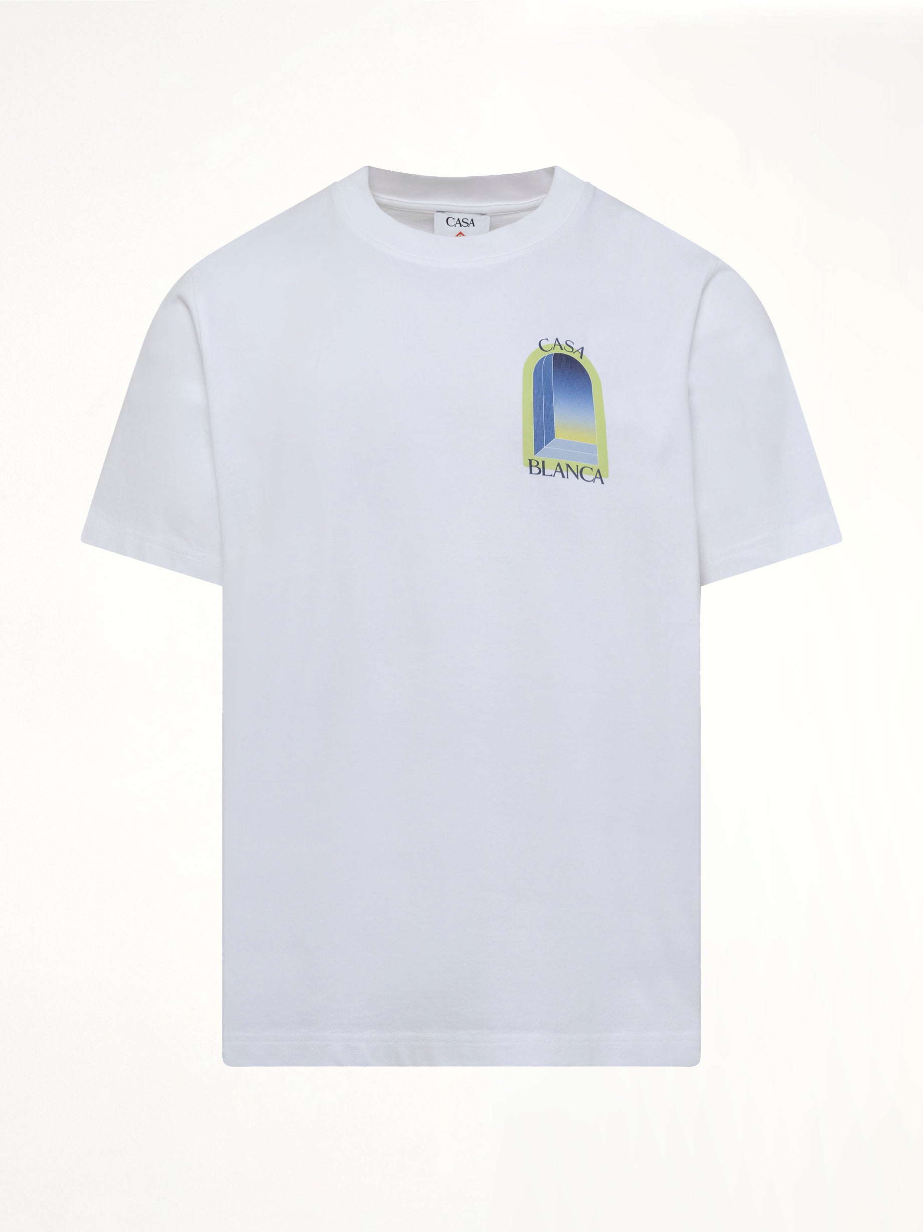 CASABLANCA Arches Classic T-Shirt in White Product Photo from MARAIS