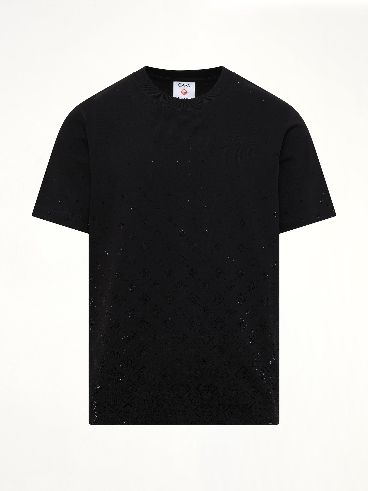 Crystal Monogram Classic T-Shirt in Black