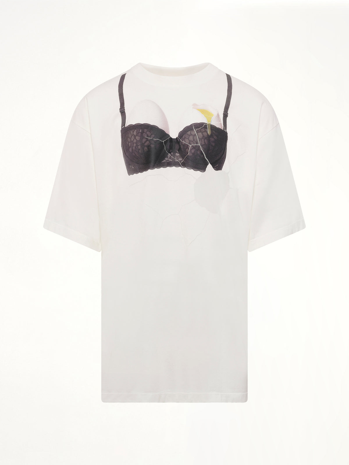 Egg Bra T-Shirt in White