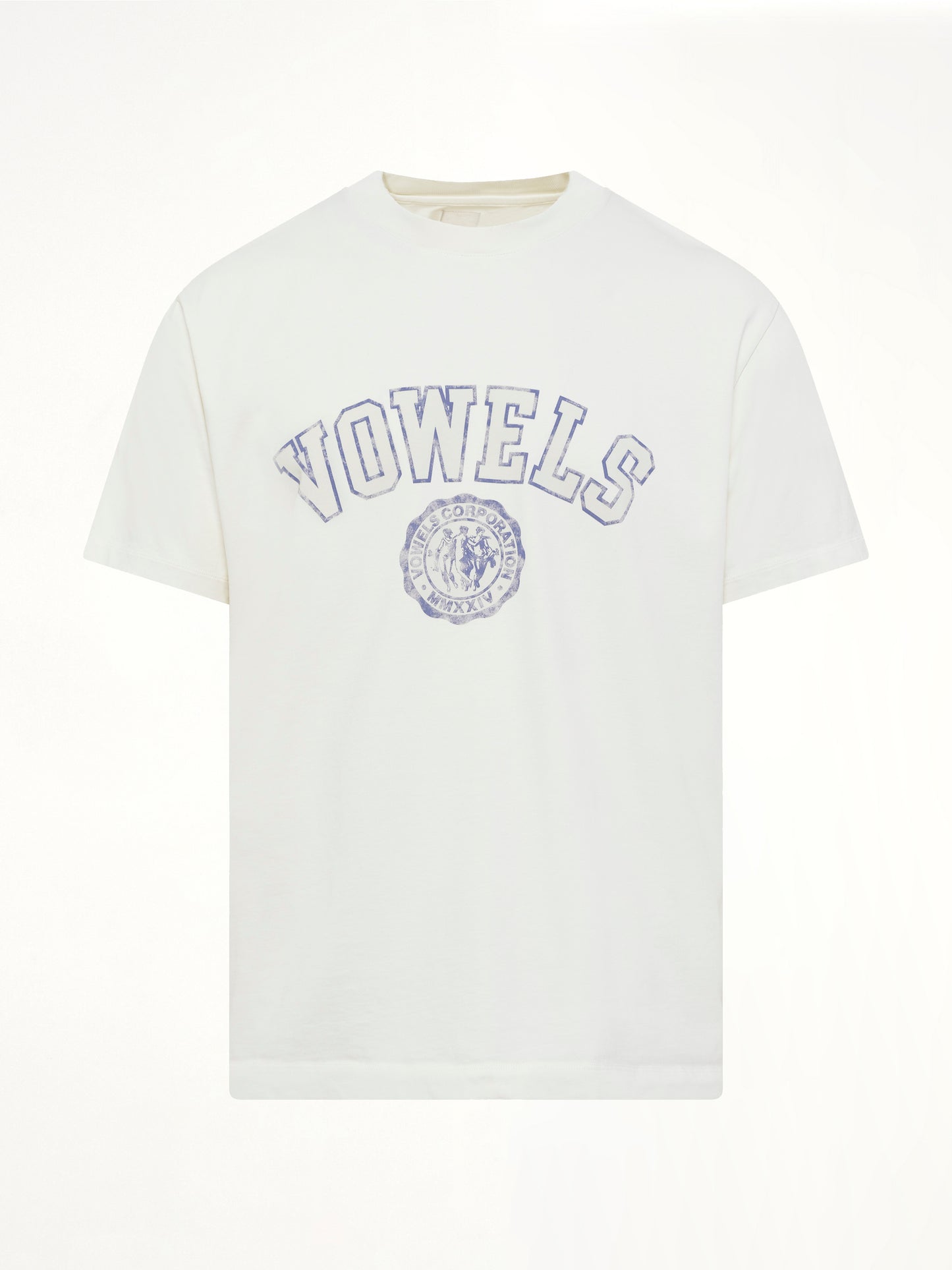 Faded Collegiate T-Shirt in White