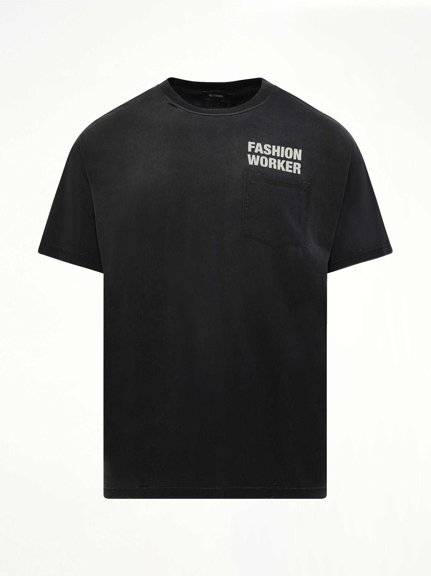 Fashion Worker Easy T-Shirt in Black