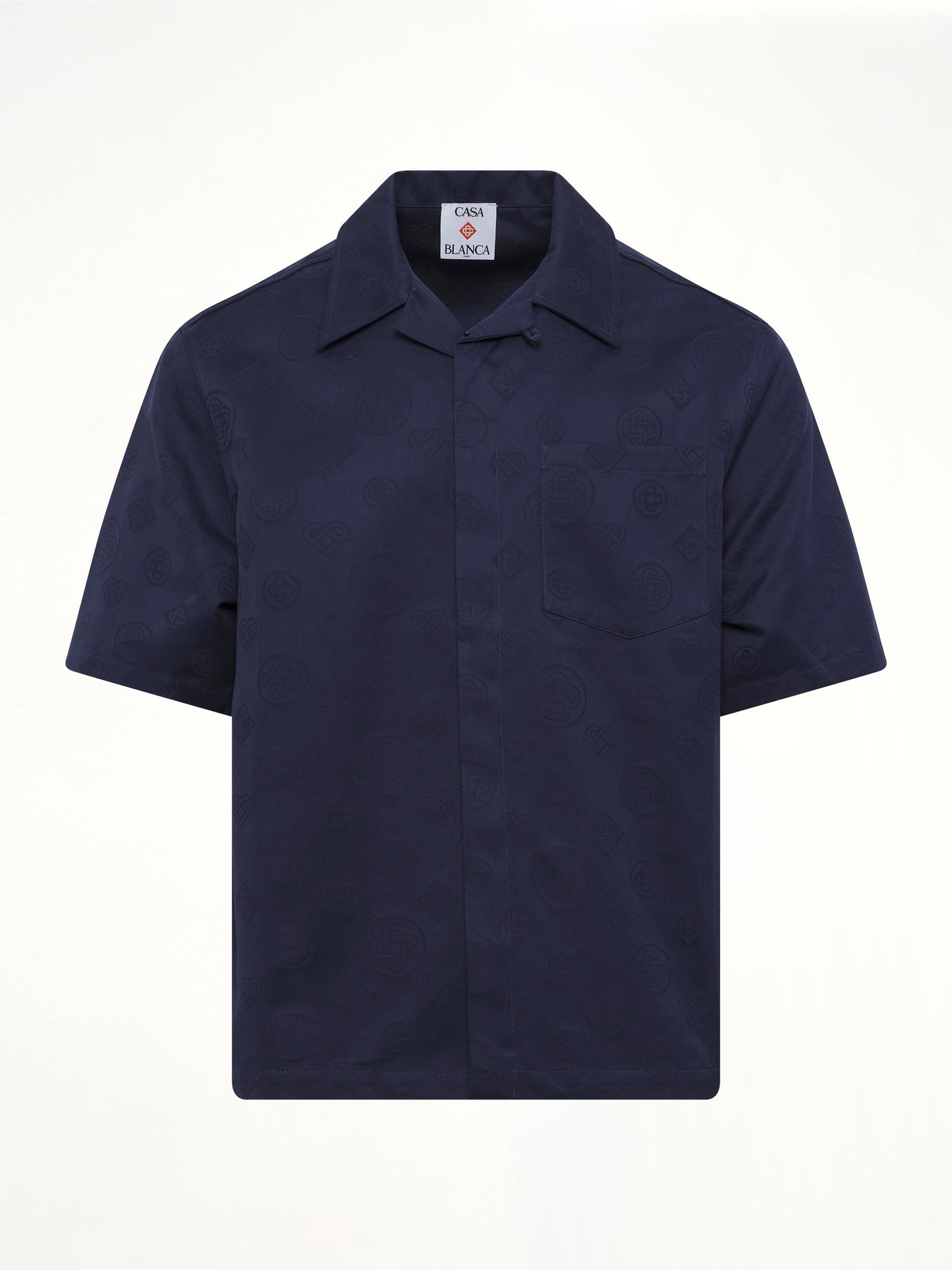 Monogram SS Shirt in Blue