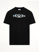 Warped Logo Classic T-Shirt in Black