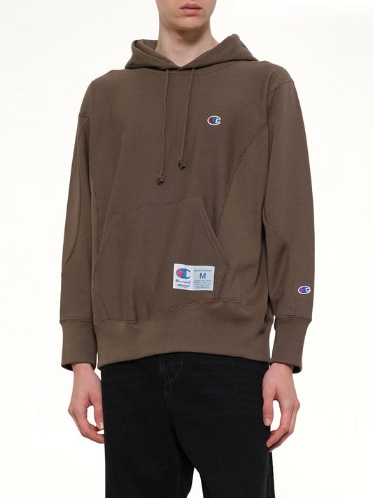 Champion x UC Hoodie in Khaki Gray