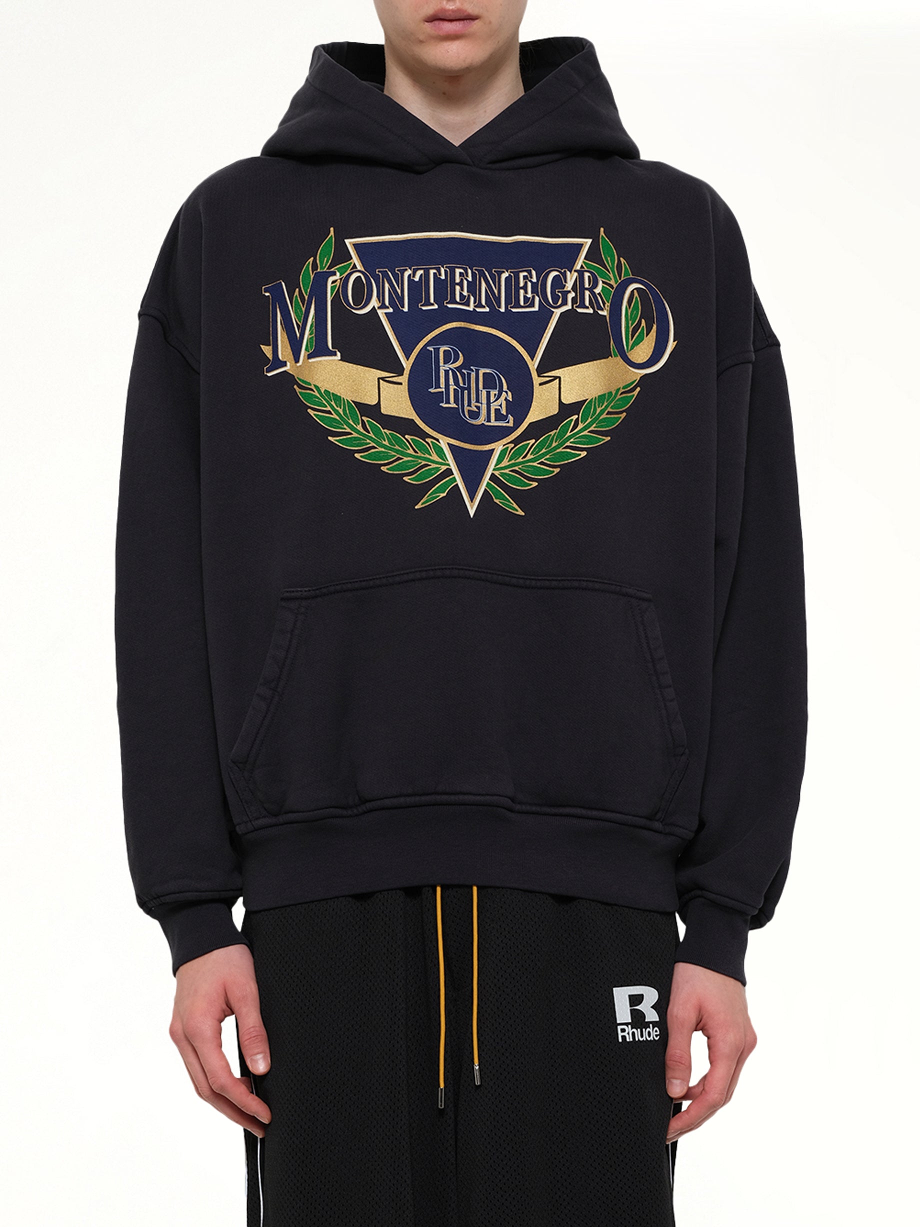 Montenegro Regatta Hoodie in Vintage Black/Navy