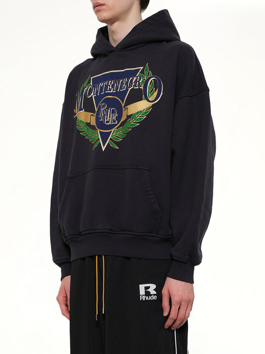 Montenegro Regatta Hoodie in Vintage Black/Navy