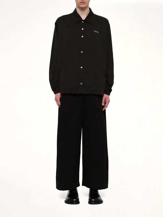 Cotton Coach Jacket in Black