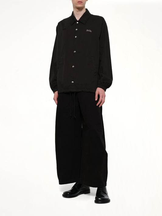 Cotton Coach Jacket in Black