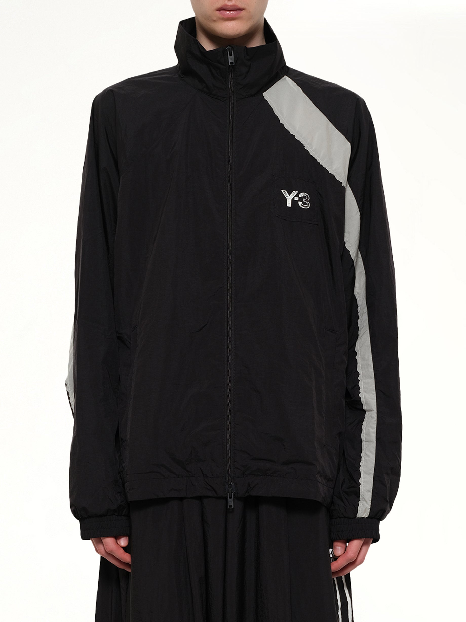 Reconstructed 3S Track Jacket in Black