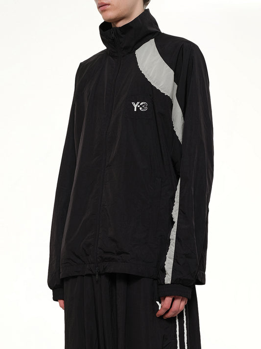 Reconstructed 3S Track Jacket in Black
