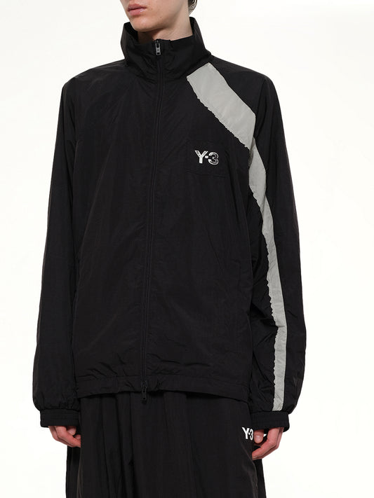 Reconstructed 3S Track Jacket in Black