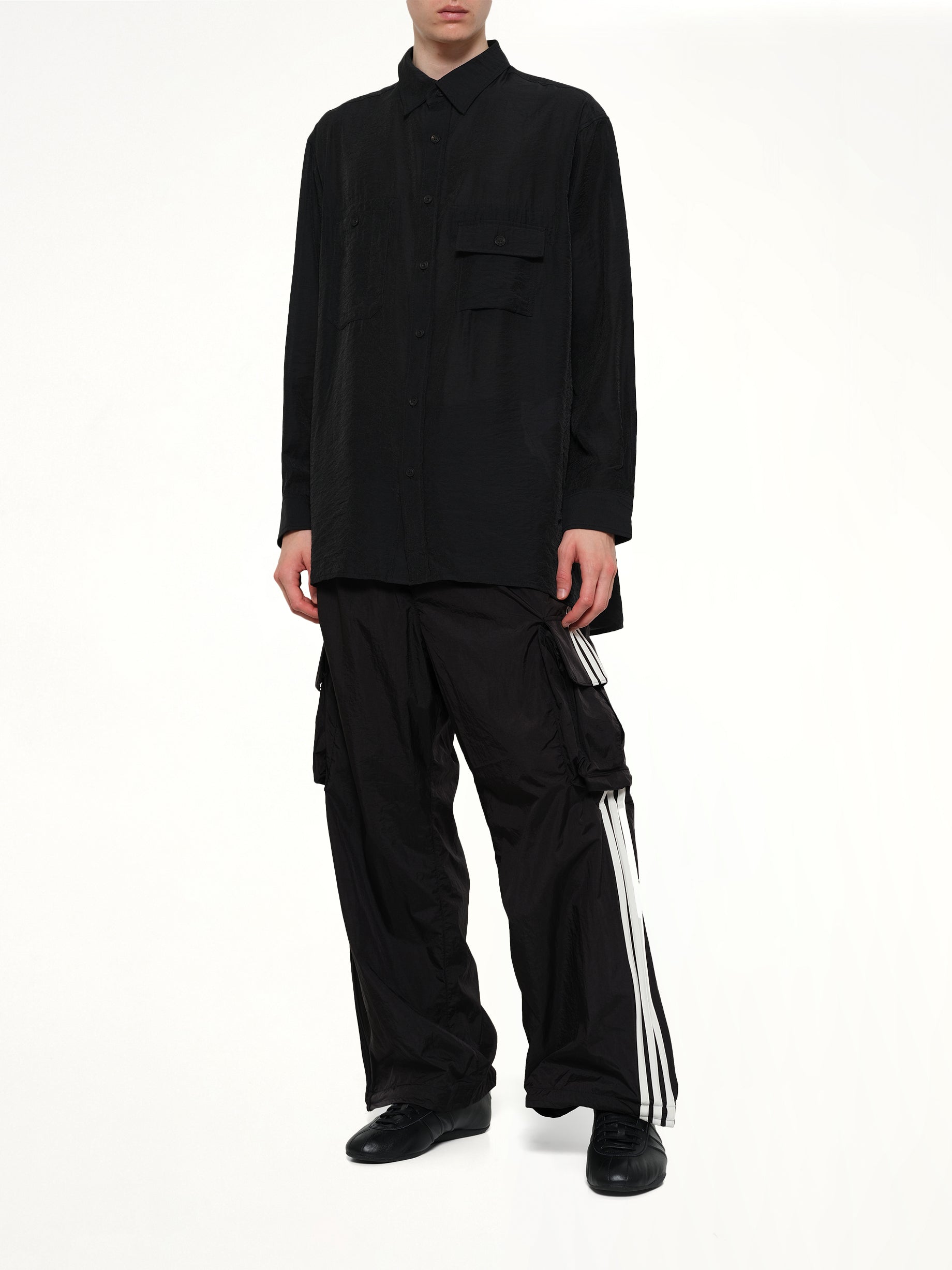 Y-3 Wire 3S Cargo Pants in Black Full Reference from MARAIS