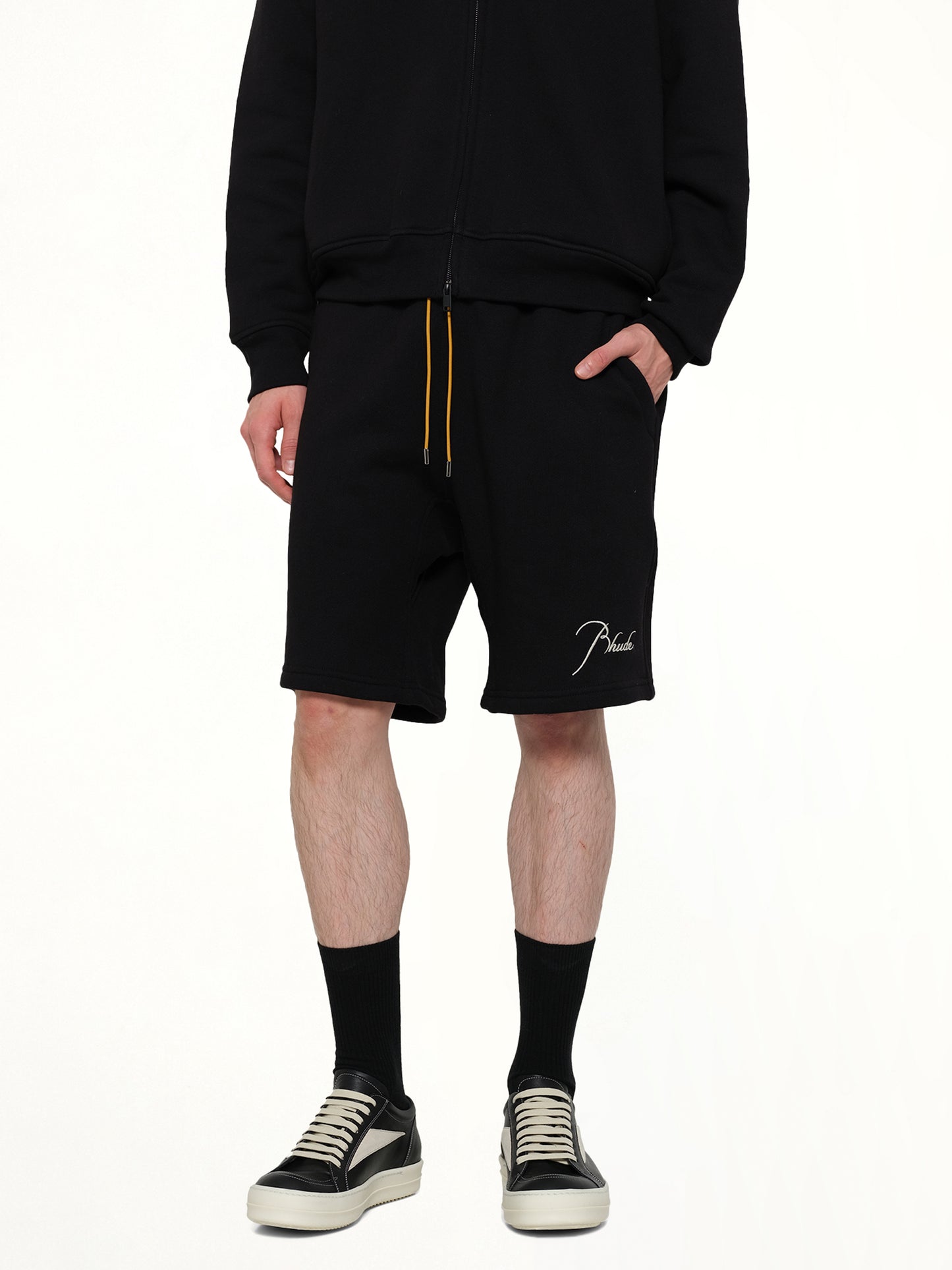 Classique Sweatshorts in Black/White