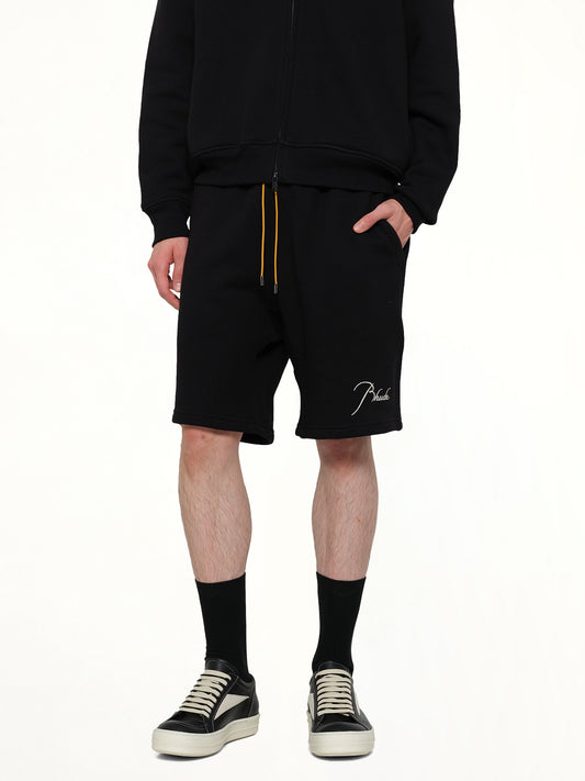 Classique Sweatshorts in Black/White