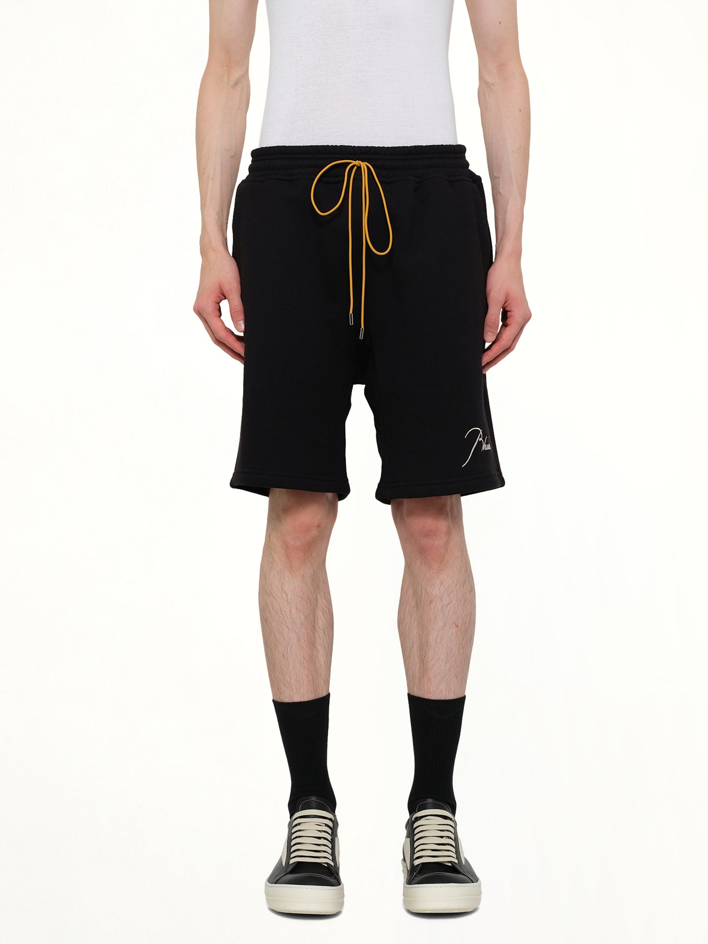 Classique Sweatshorts in Black/White