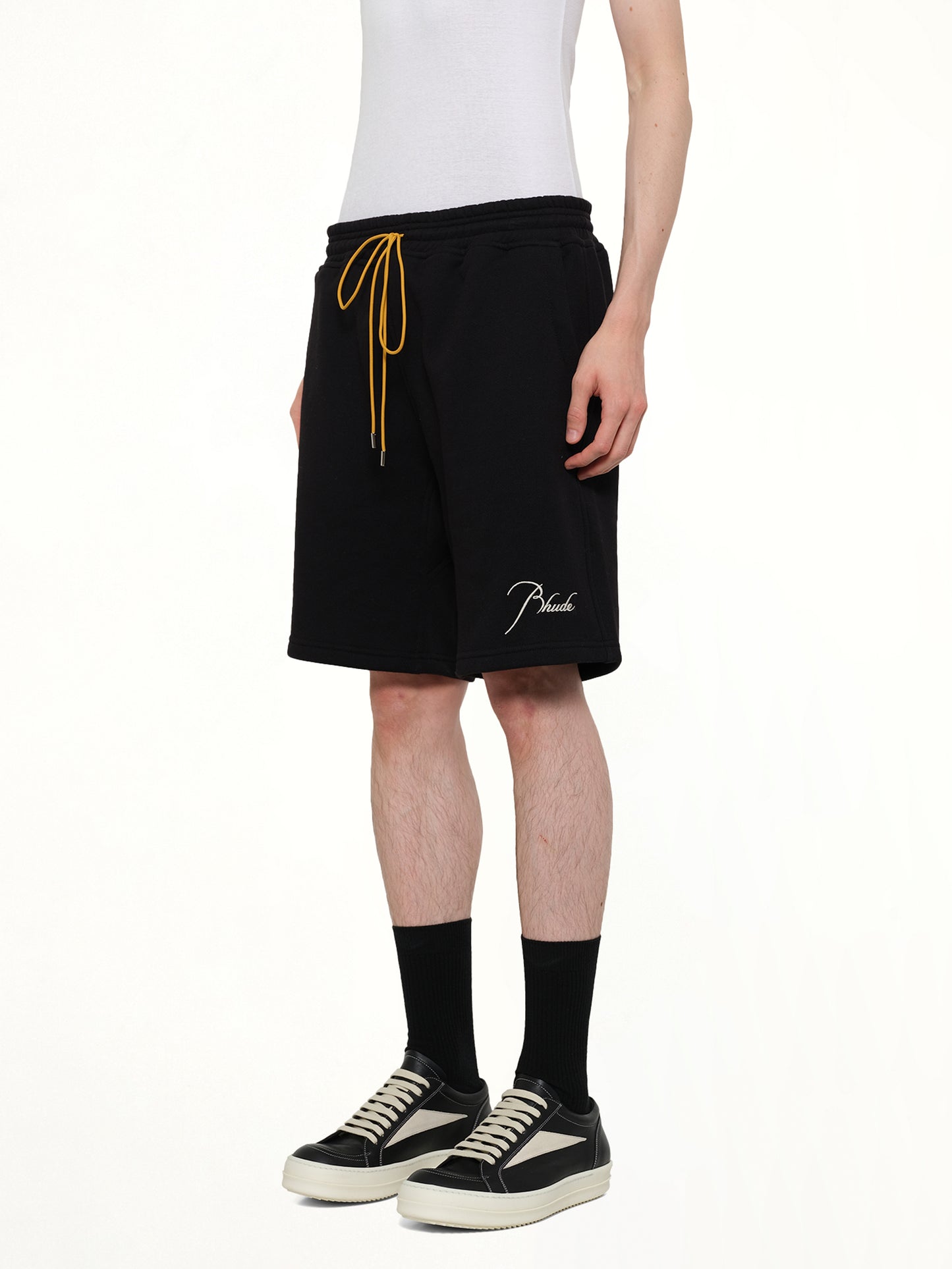 Classique Sweatshorts in Black/White