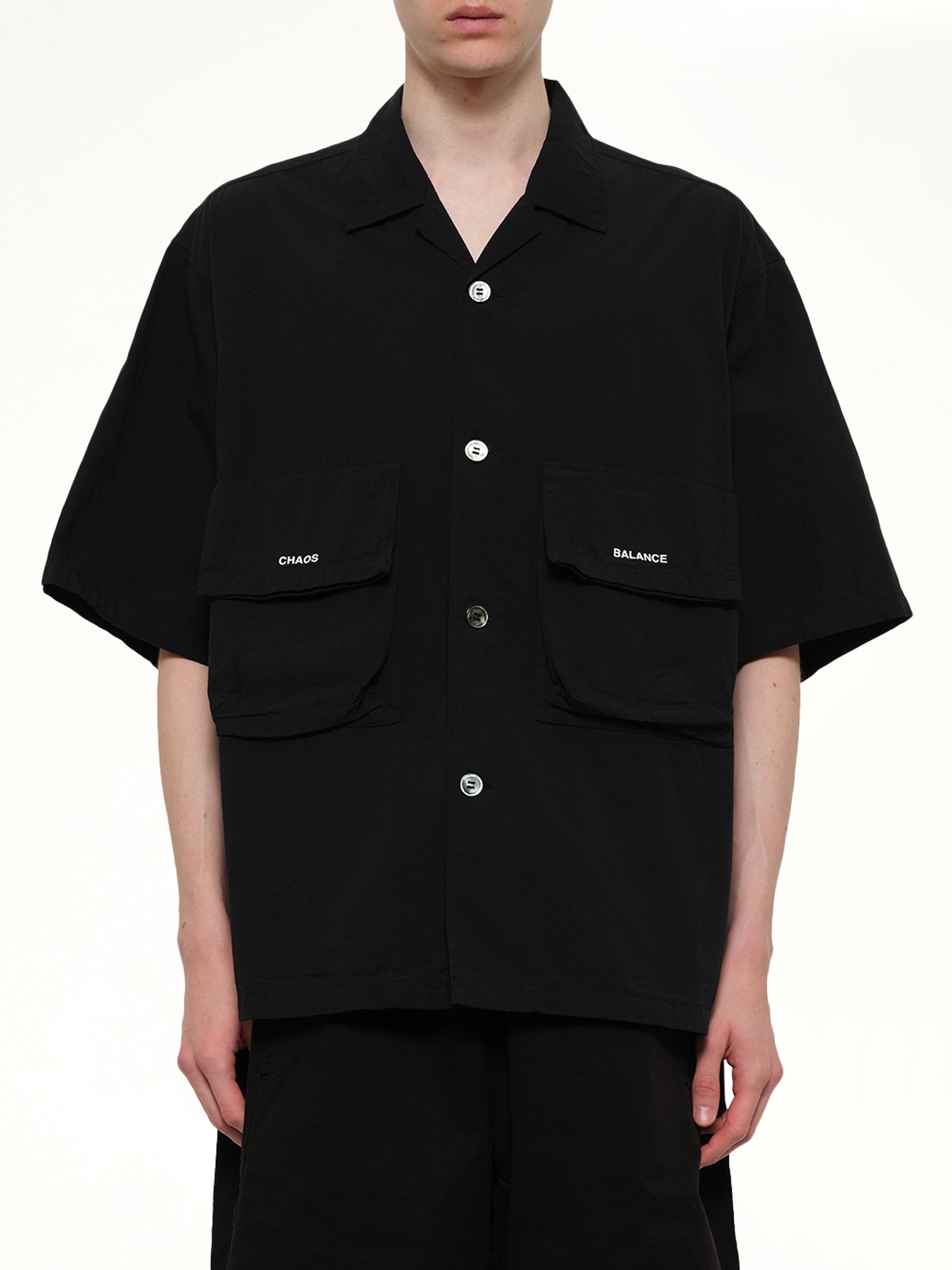 Chaos Balance Pocket Shirt in Black