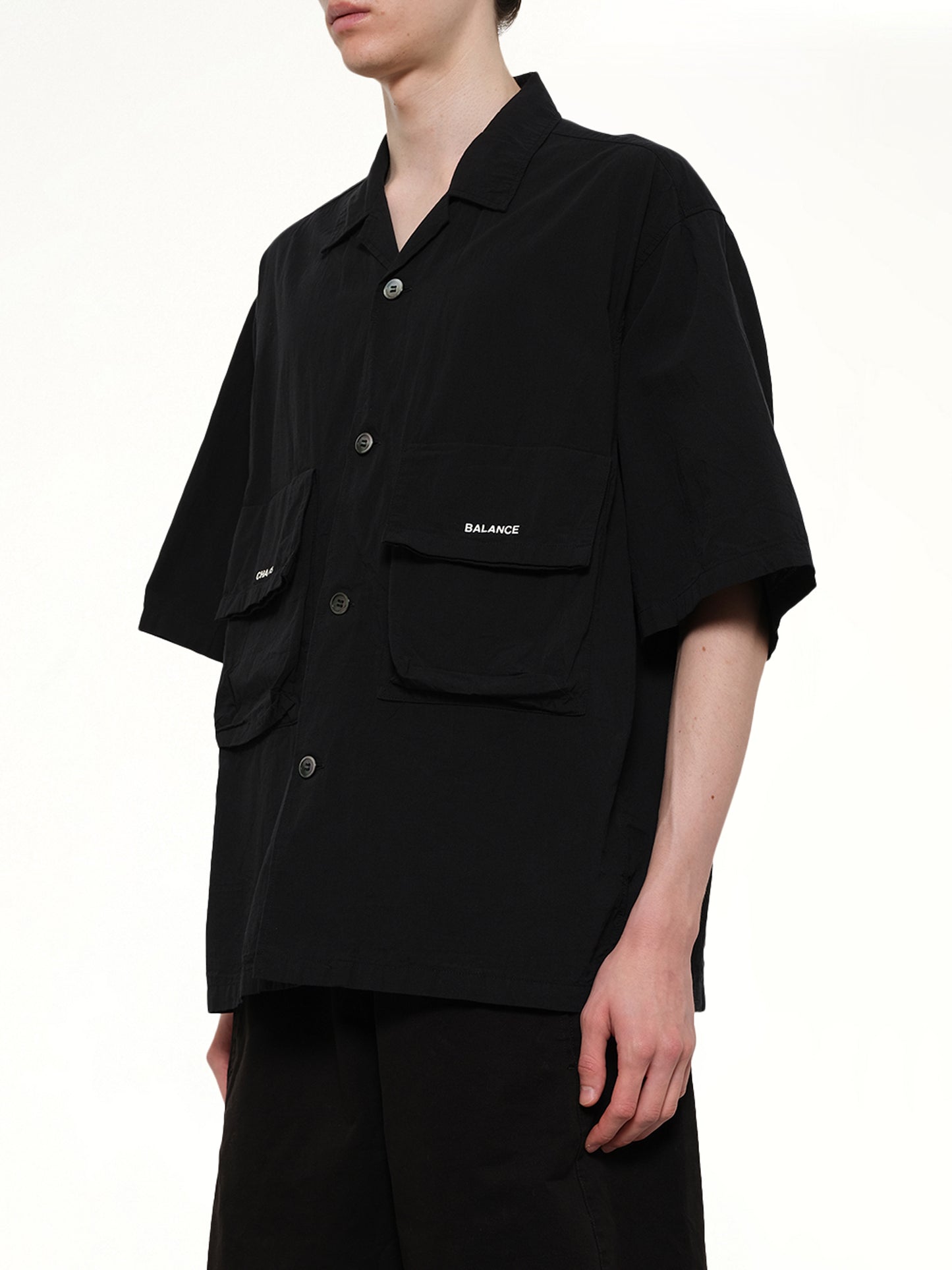 Chaos Balance Pocket Shirt in Black