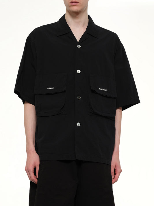Chaos Balance Pocket Shirt in Black