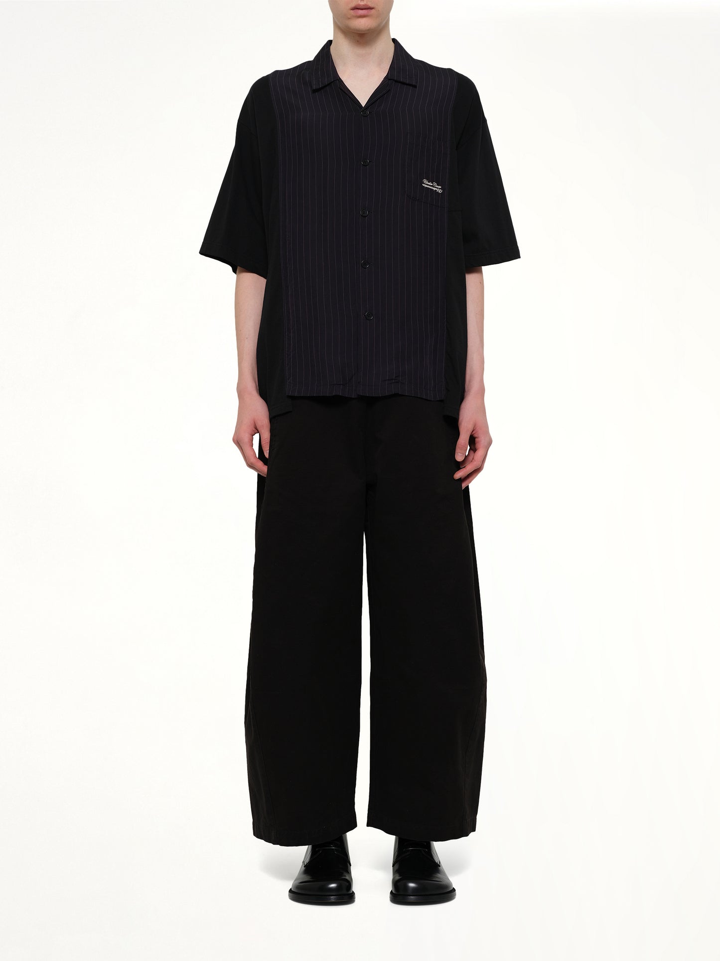 Combo SS Shirt in Navy Stripe