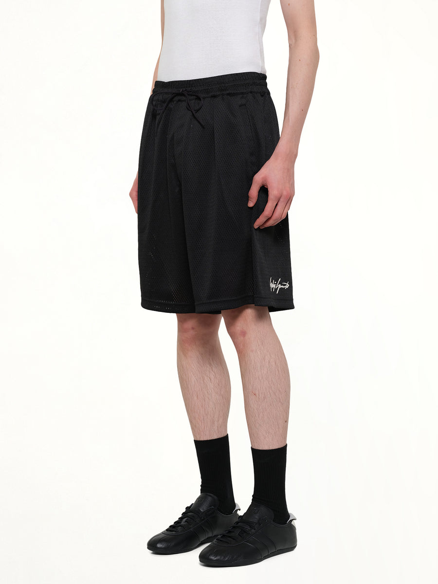 Mesh Shorts in Black