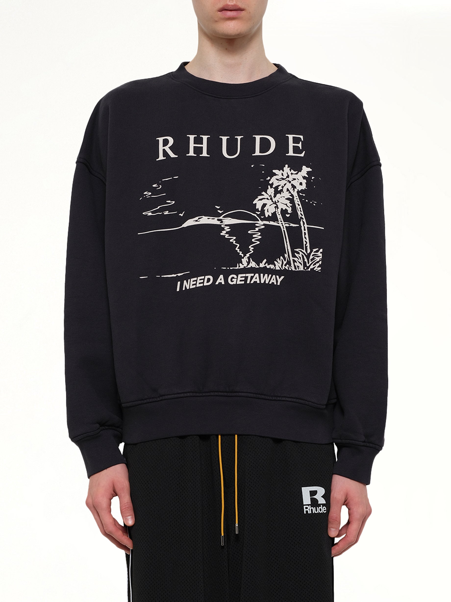 I Need A Getaway Sweatshirt in Vintage Black