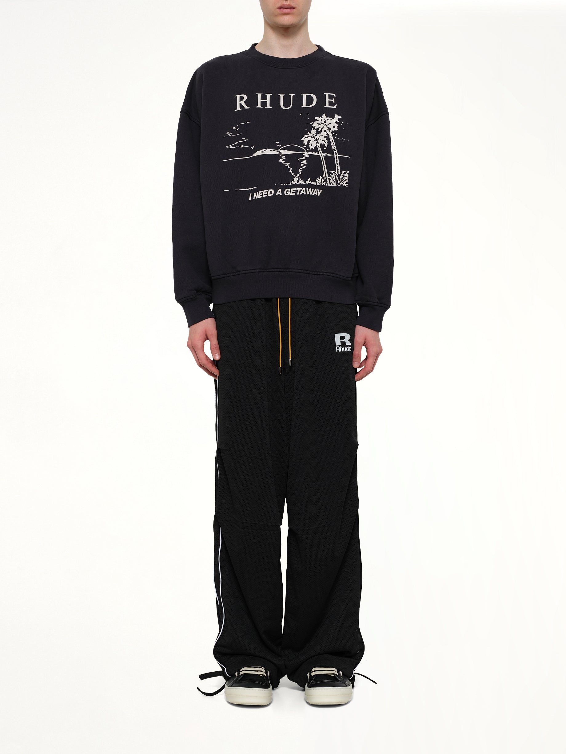 I Need A Getaway Sweatshirt in Vintage Black