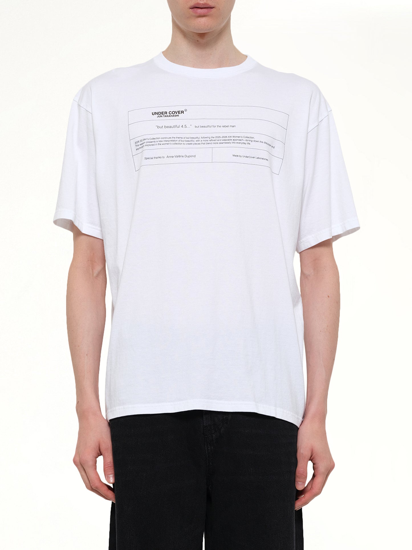 "But Beautiful" T-Shirt in White