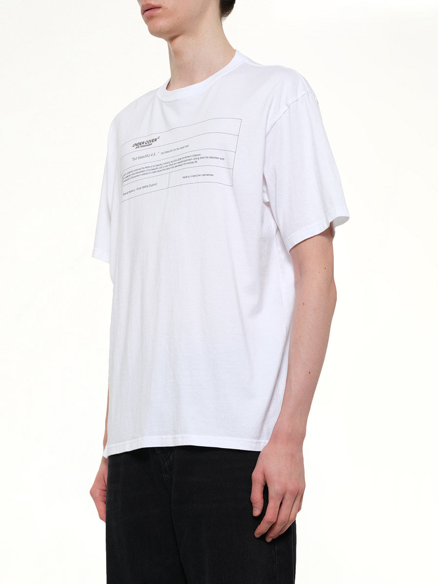 "But Beautiful" T-Shirt in White