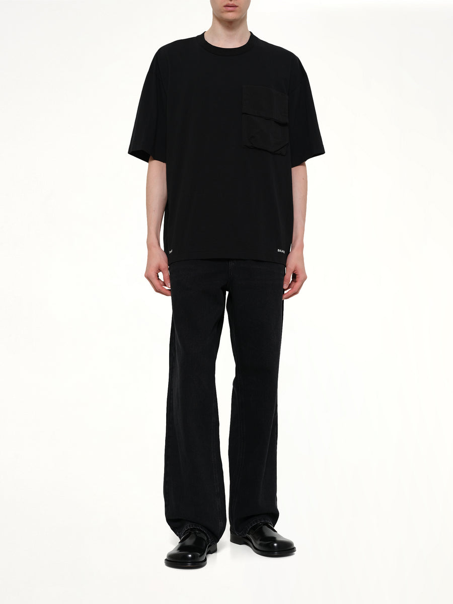 Chaos Balance Pocket T-Shirt in Black