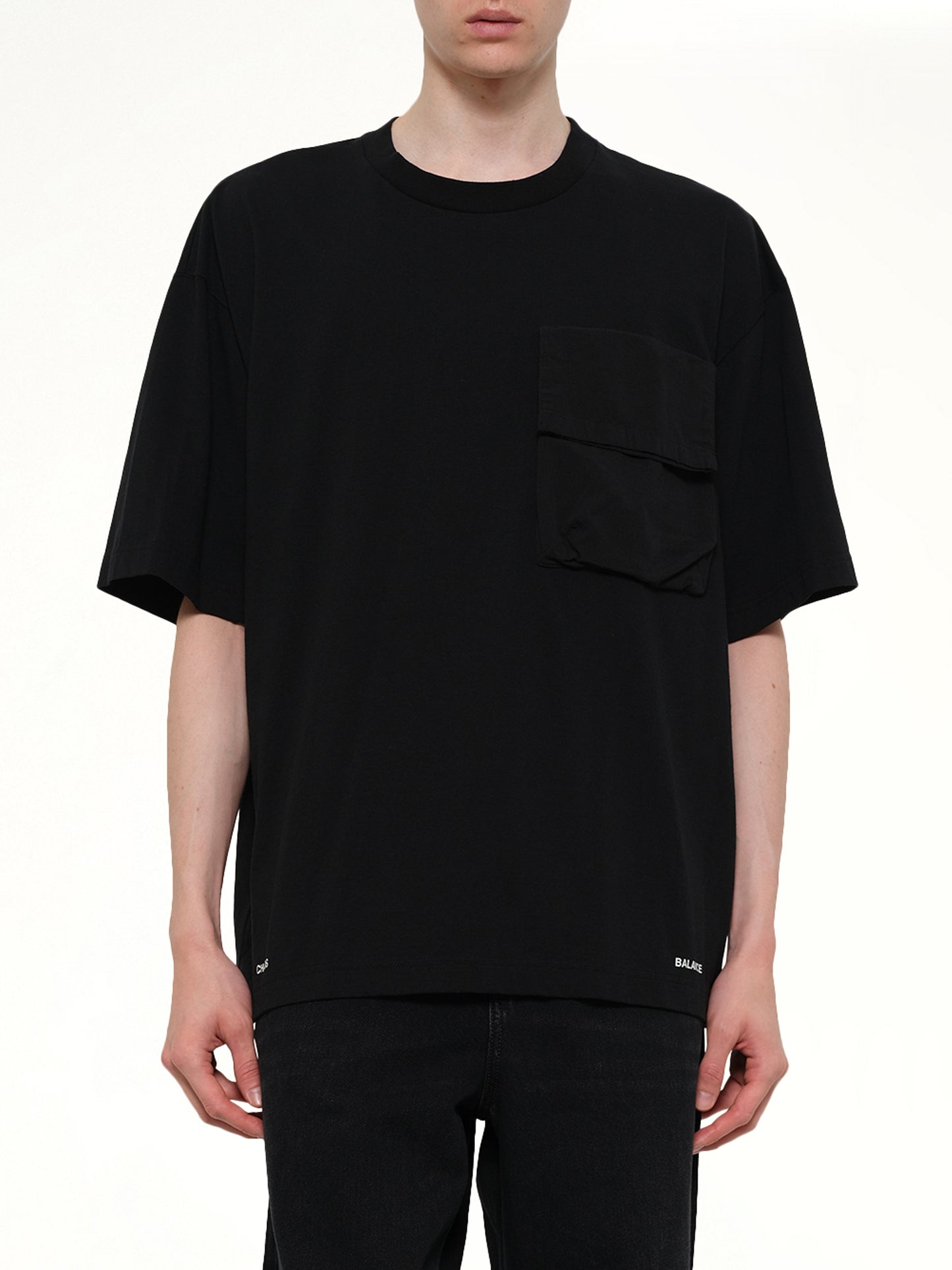 Chaos Balance Pocket T-Shirt in Black