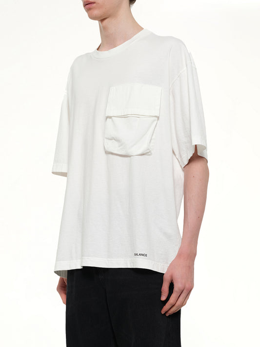 Chaos Balance Pocket T-Shirt in White