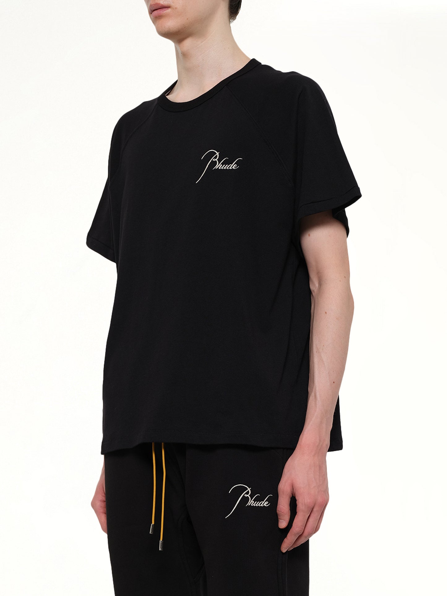 Classique Raglan T-Shirt in Black/White
