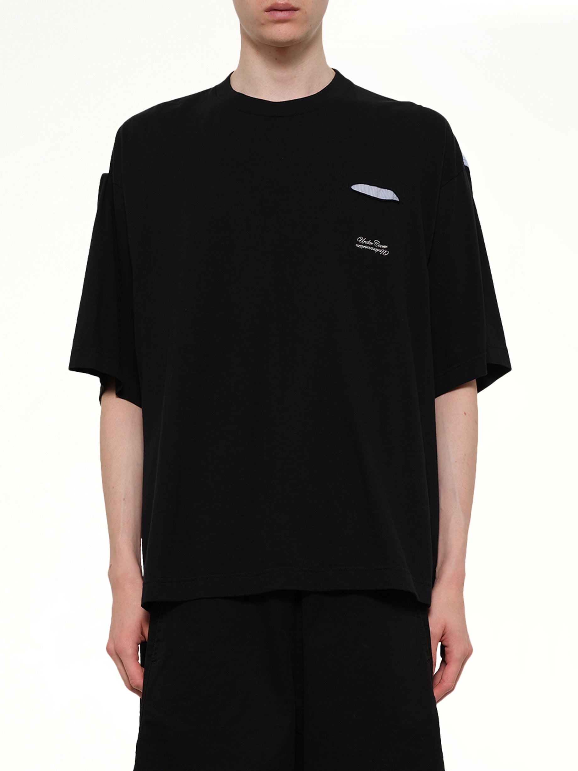 Combo Pocket T-Shirt in Black