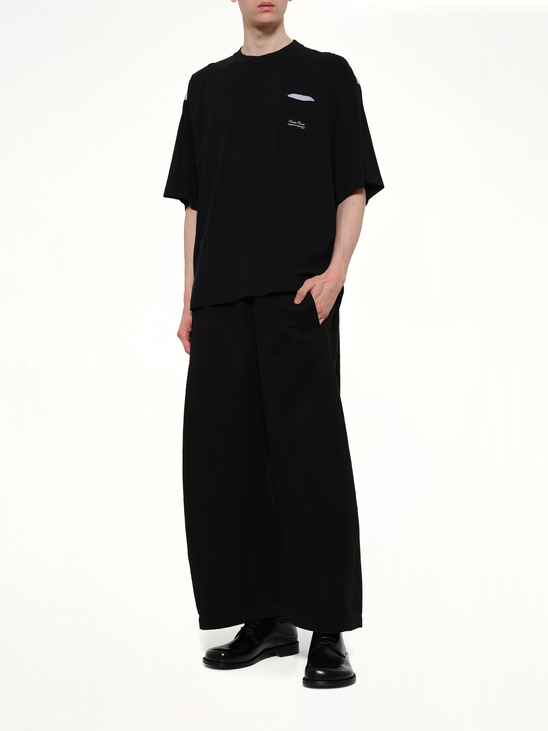 UNDERCOVER Combo Pocket T-Shirt in Black Full Reference from MARAIS