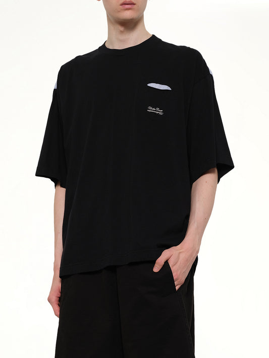 Combo Pocket T-Shirt in Black