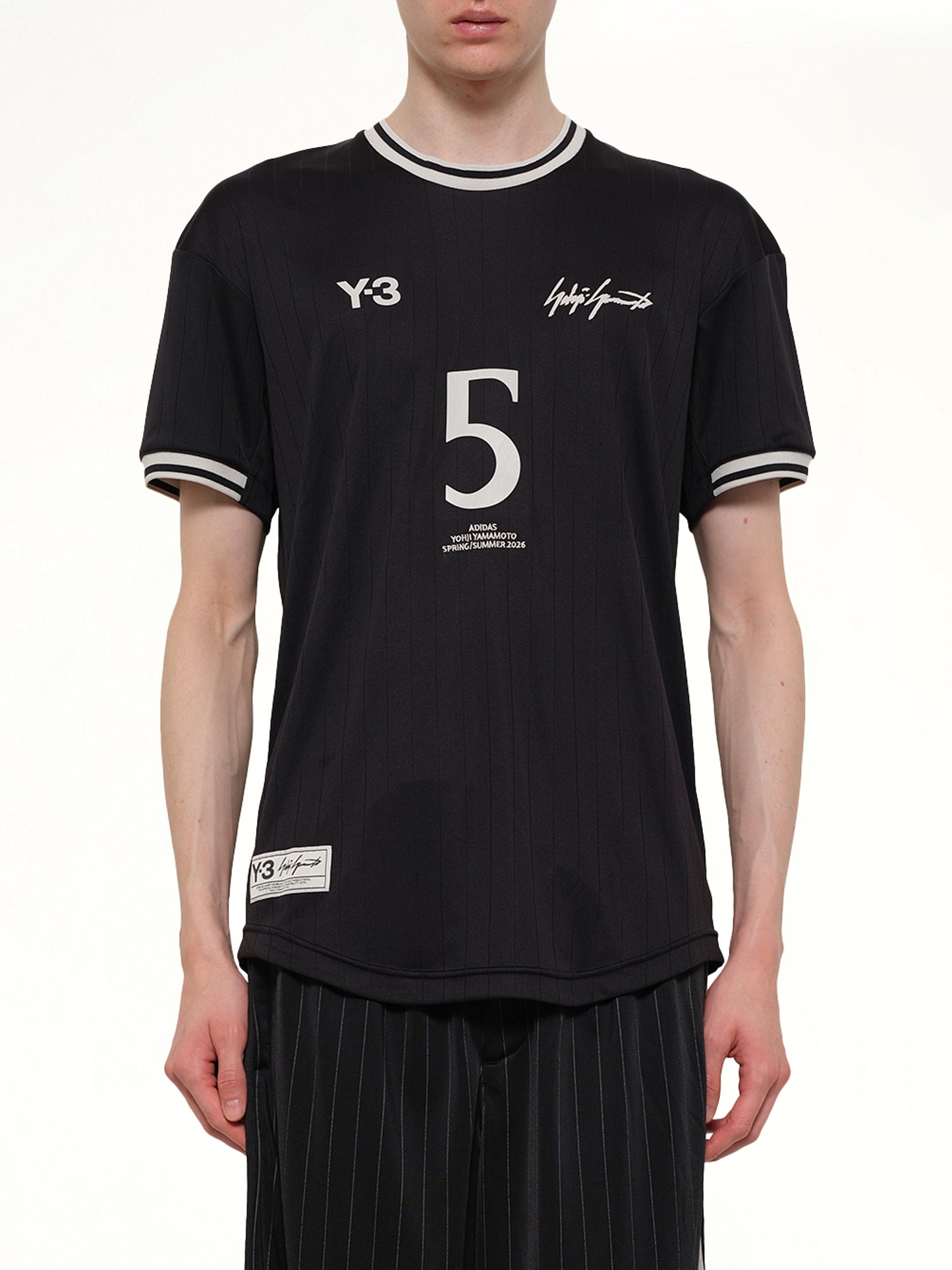 Elite 5 Football Jersey in Black