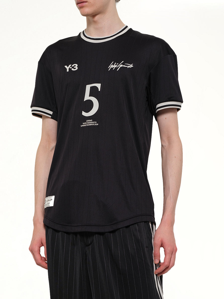 Elite 5 Football Jersey in Black