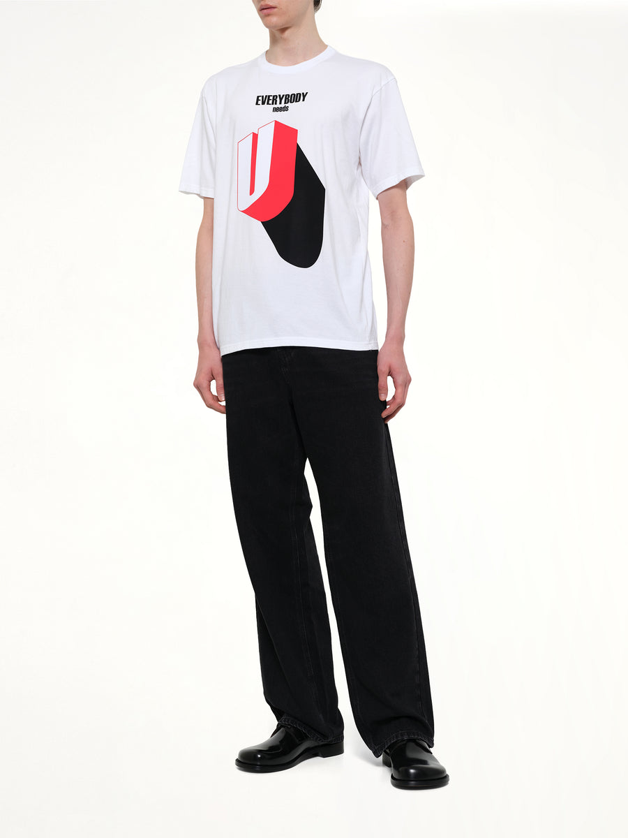 Everybody Needs U T-Shirt in White