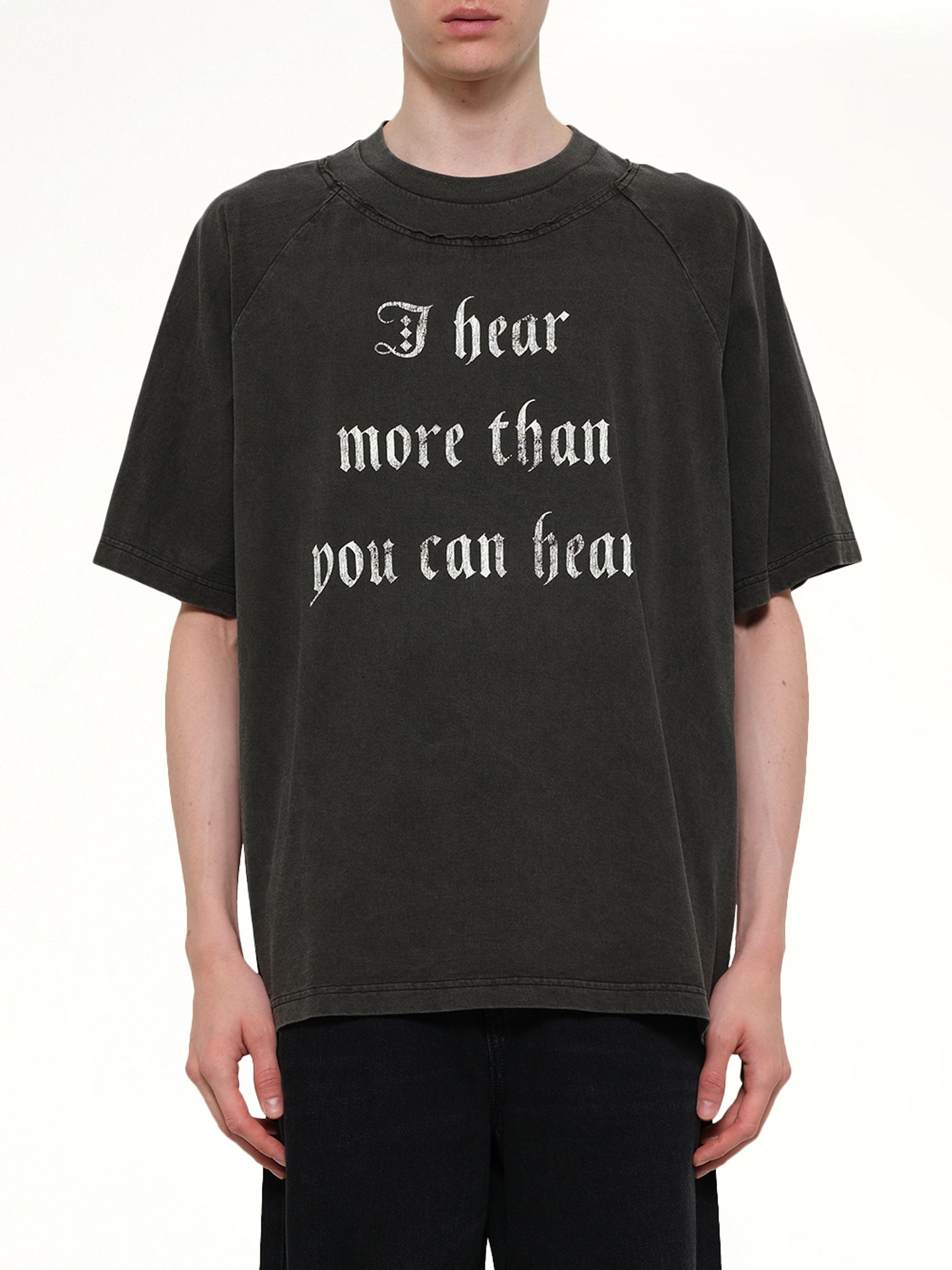 I Hear T-Shirt in Charcoal