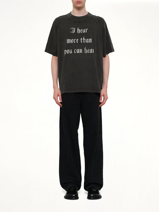 I Hear T-Shirt in Charcoal