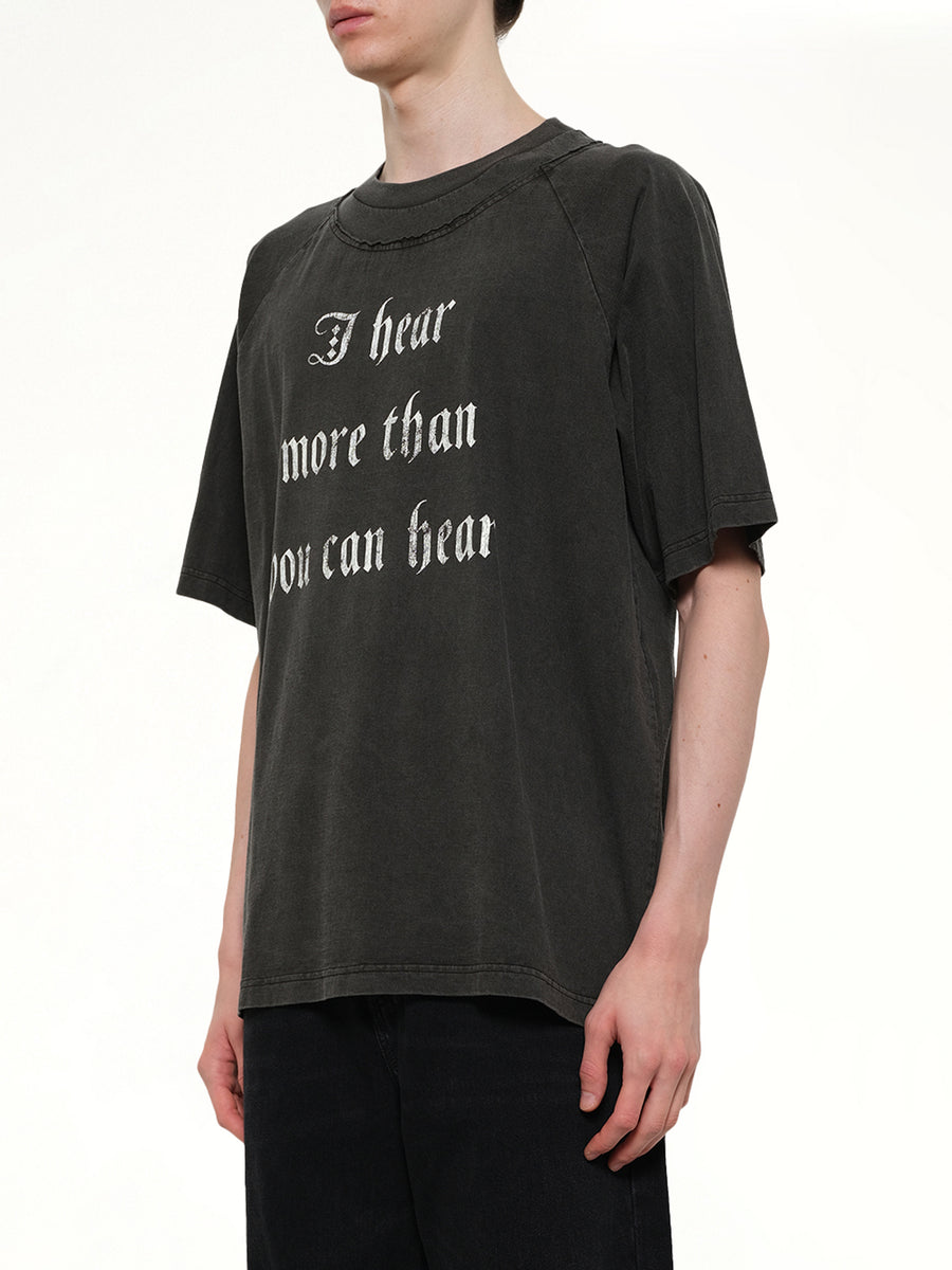 I Hear T-Shirt in Charcoal