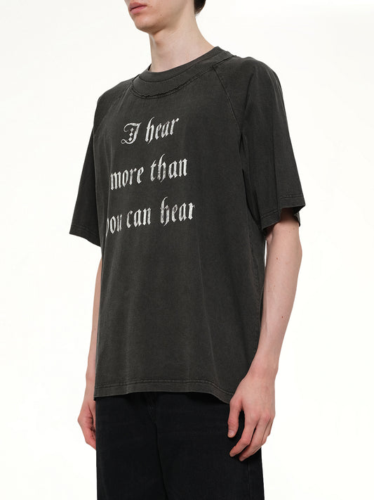 I Hear T-Shirt in Charcoal