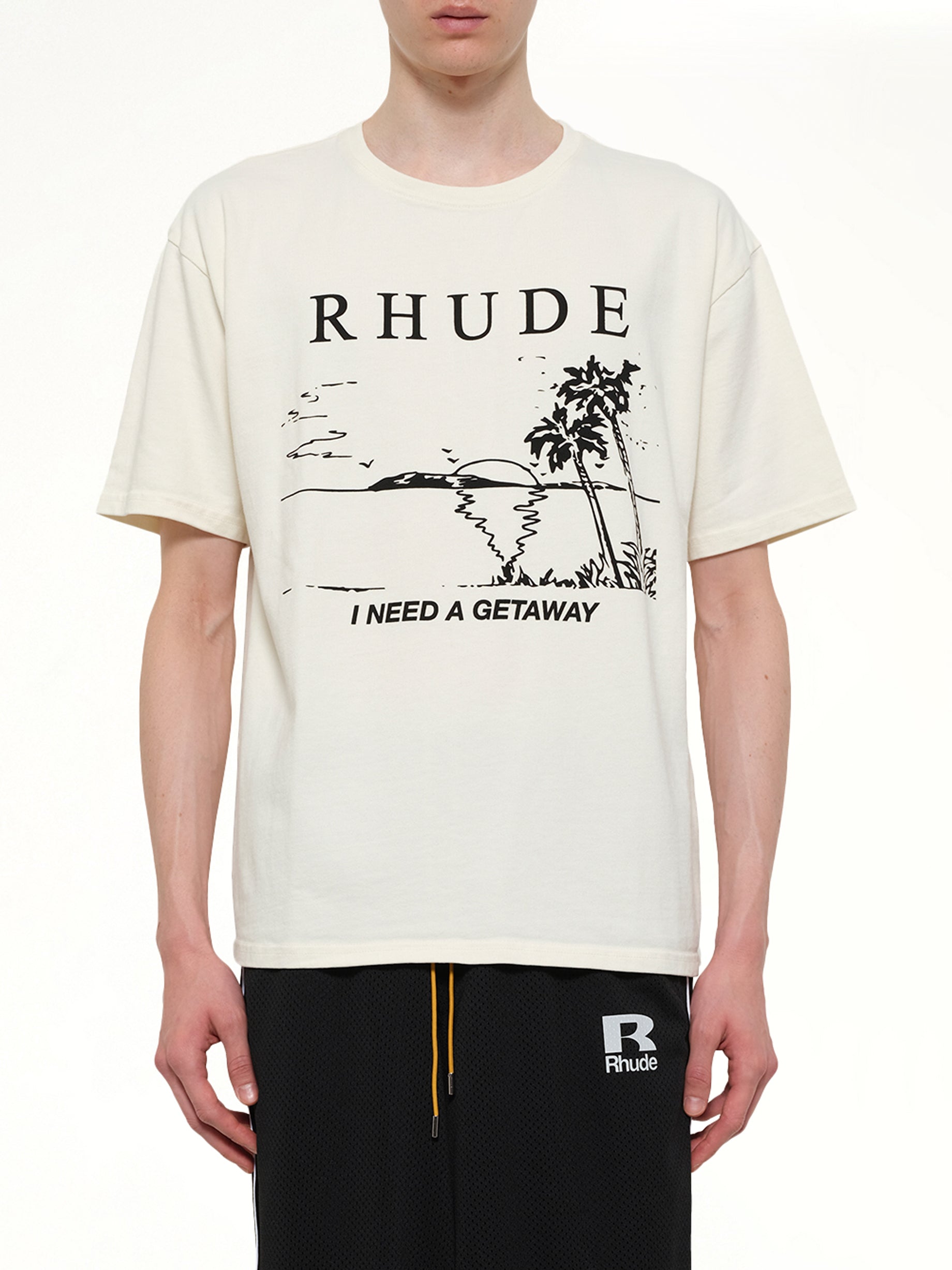 I Need A Getaway T-Shirt in Vintage White